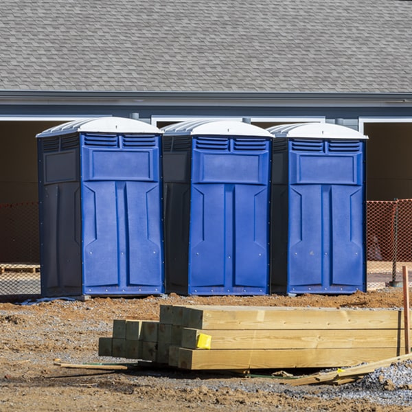 what is the expected delivery and pickup timeframe for the porta potties in Newalla OK